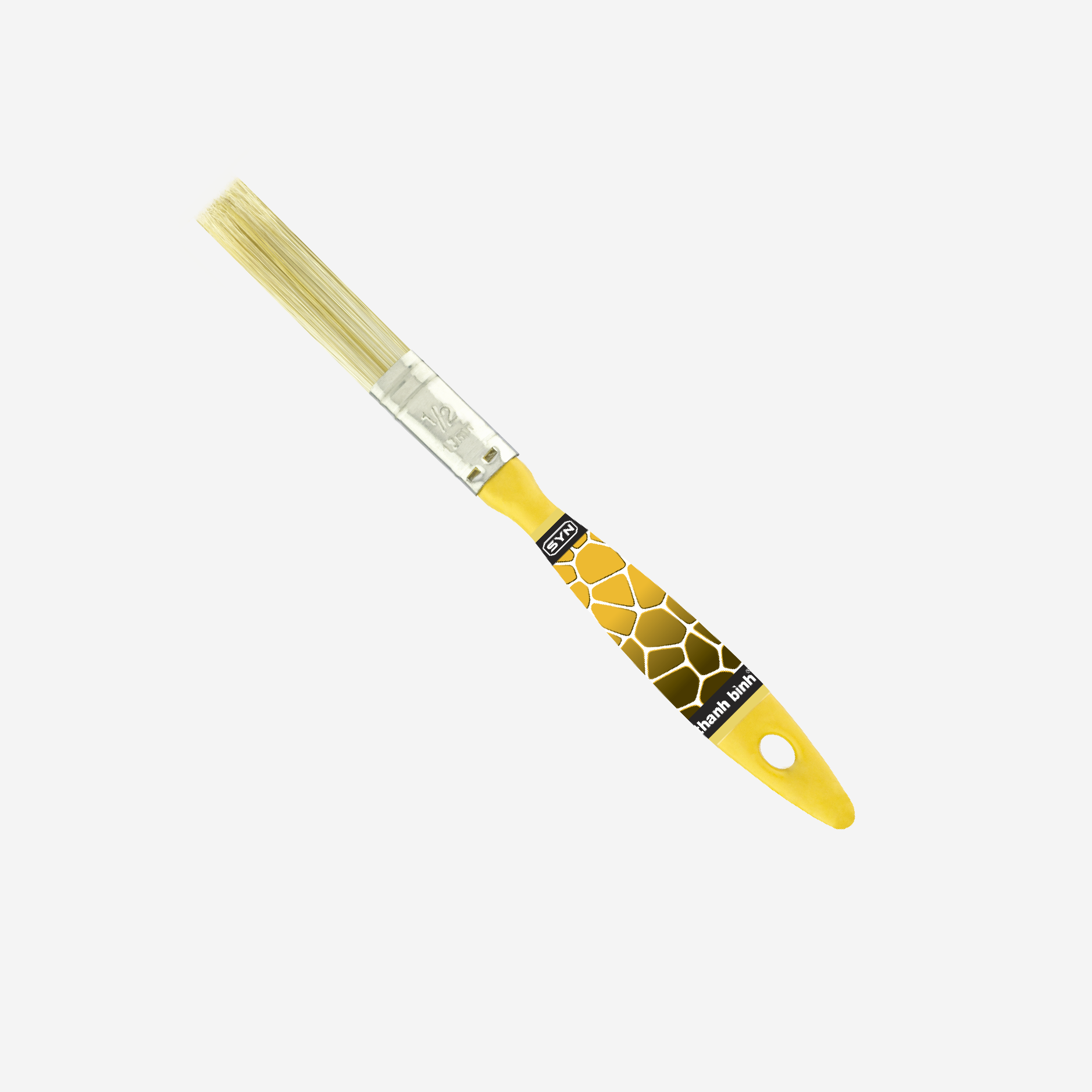 CỌ CÁN NHỰA LÔNG TRẮNG SYN 1/2